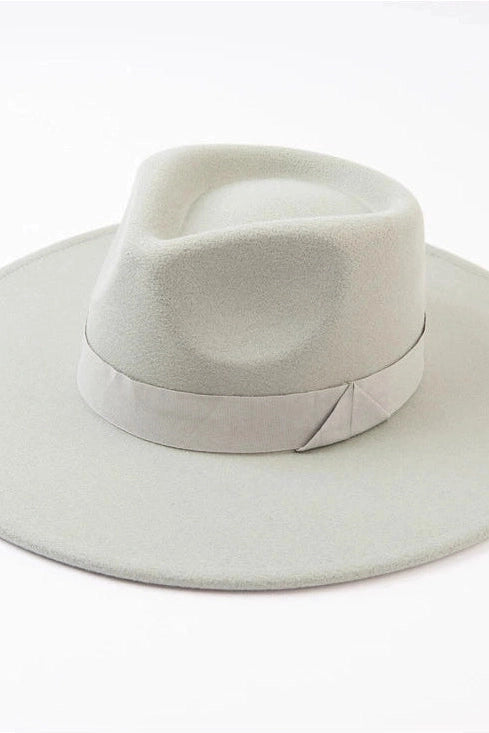 Vegan Felt Rancher Hat in Pistachio