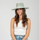 Vegan Felt Rancher Hat in Pistachio
