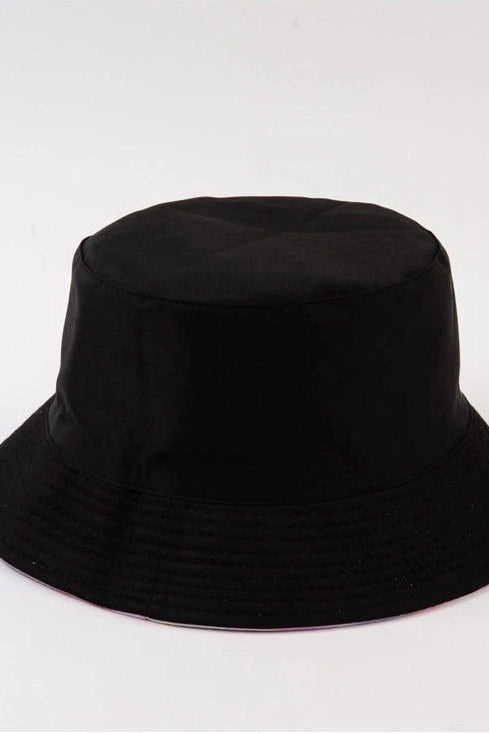 Roca Black Canvas Bucket Hat