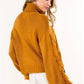 Fringed High Neck Sweater