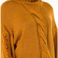 Fringed High Neck Sweater