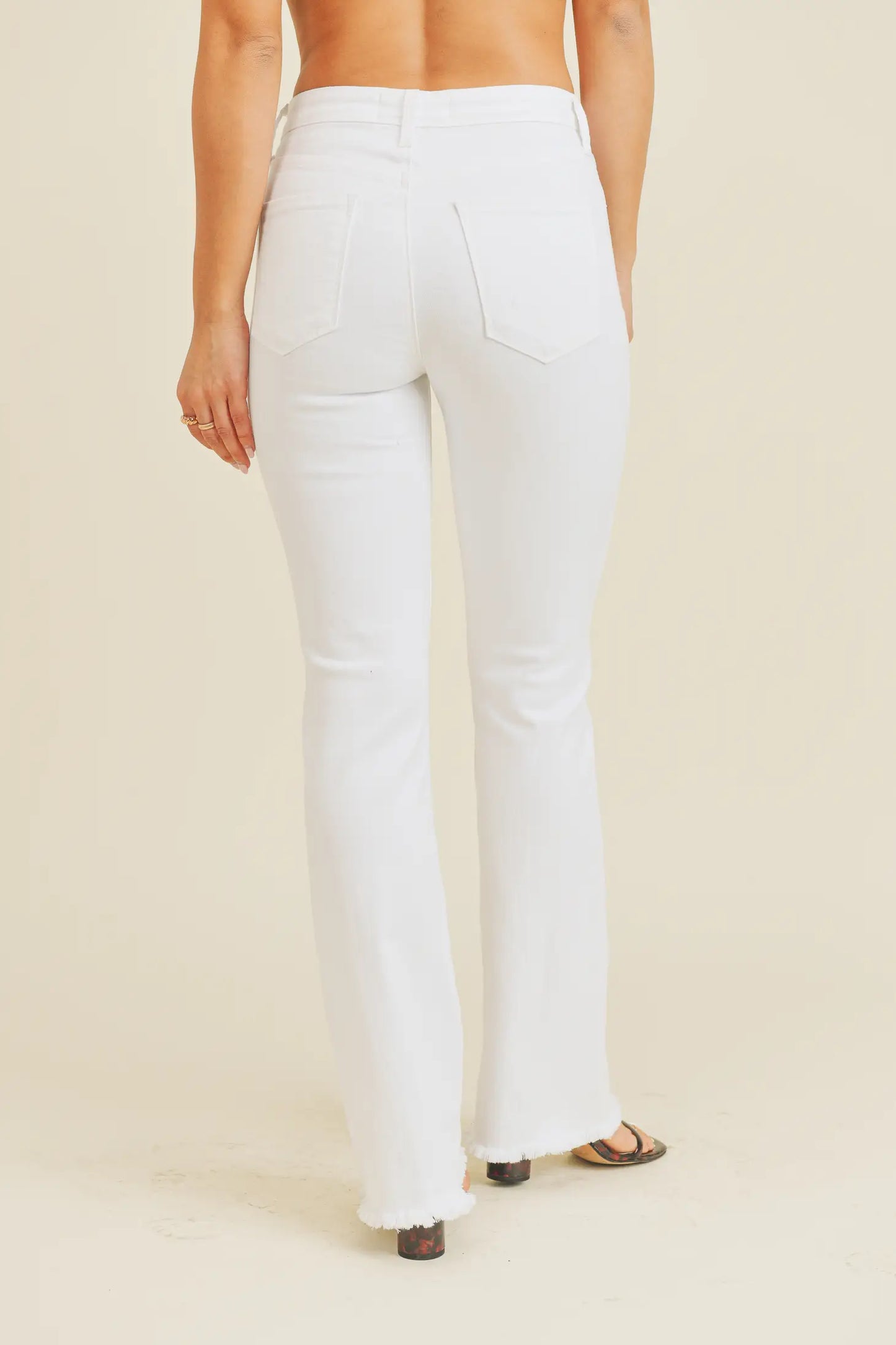 Classic Bootcut Jean in White