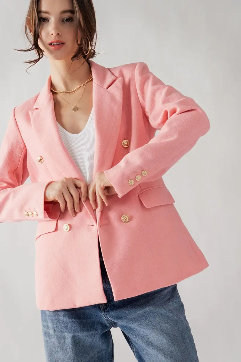 Oversized Pink Blazer