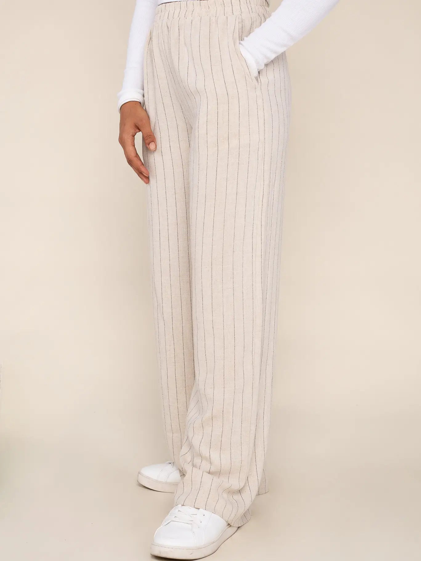 Striped Linen Pant