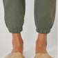 High Rise Olive Jogger