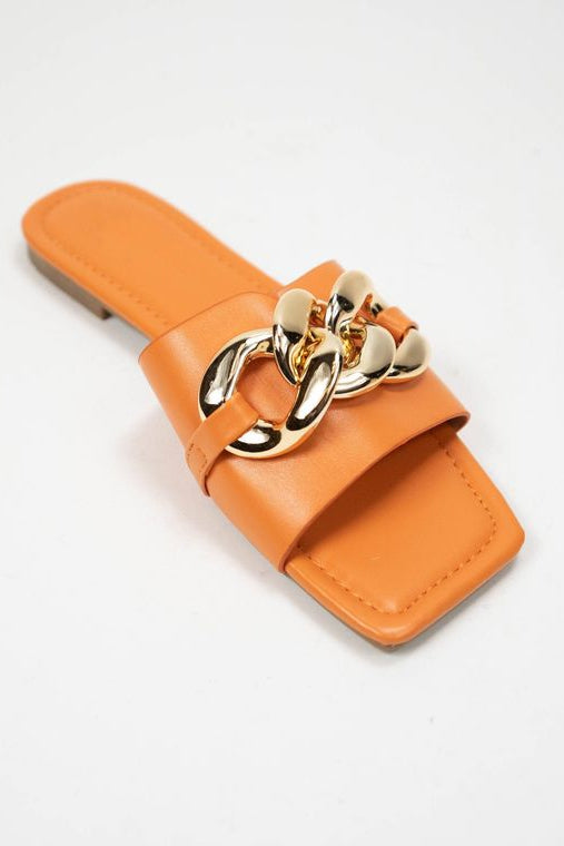 Chain Slides in Orange