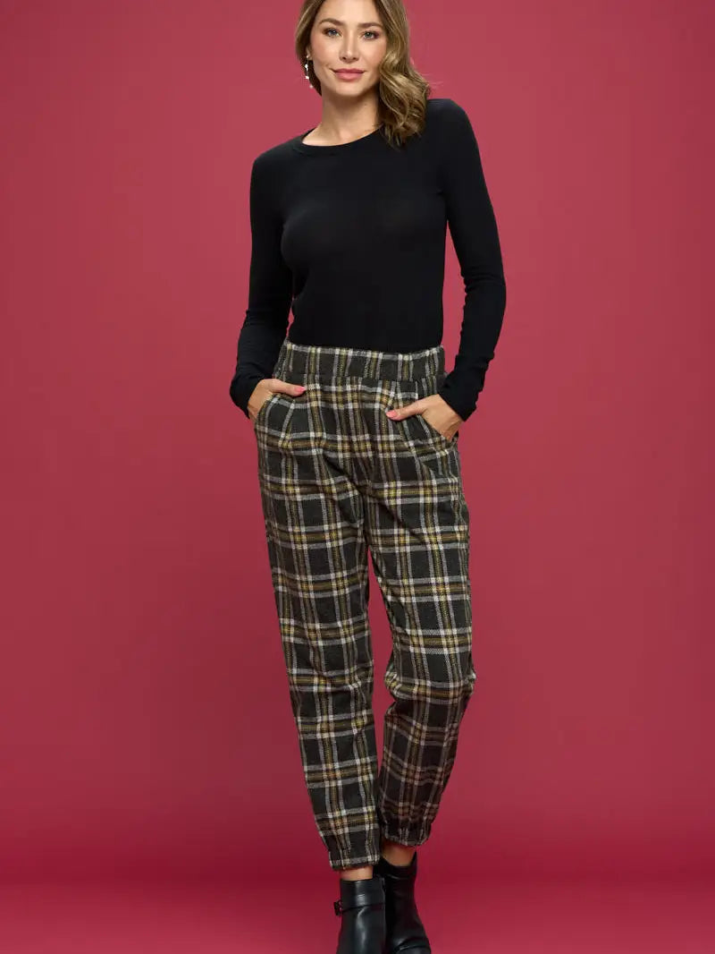 Plaid Jogger Pant