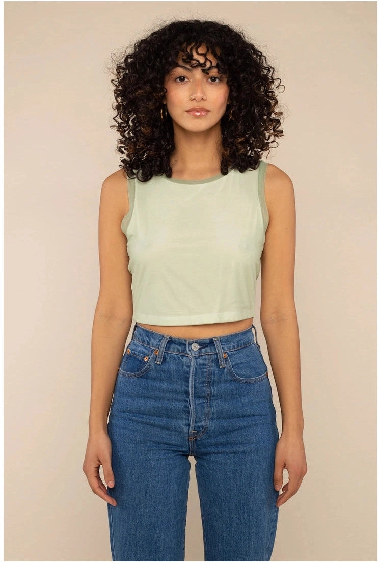 Rudy Mesh Crop Top