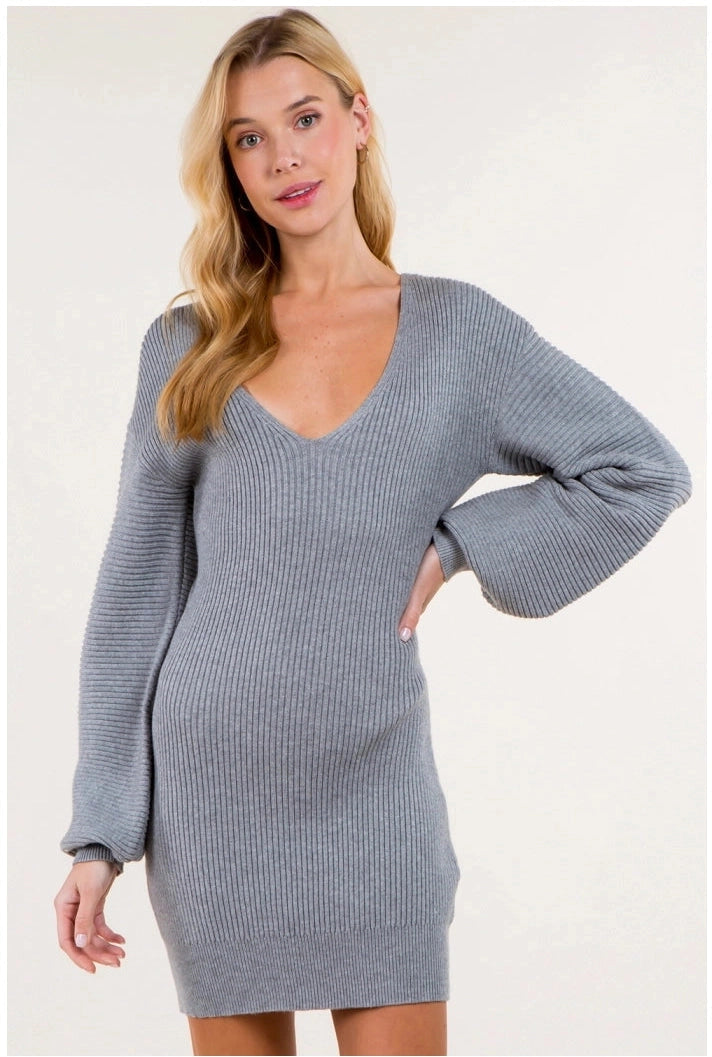 Soft Knitted Sweater Dress