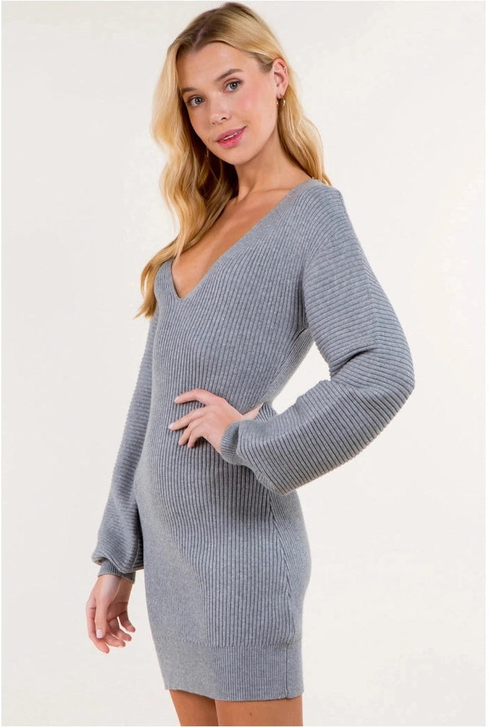 Soft Knitted Sweater Dress