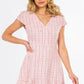 Soft Tweed A-line Mini Dress