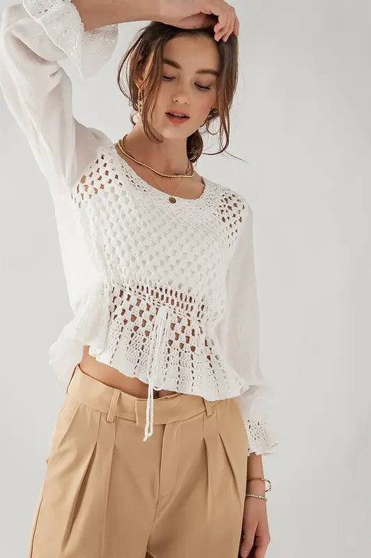 Crochet Tie Top