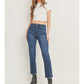 Slim Straight Cropped Denim