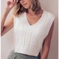 Cable Knit Vest